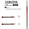 Кисть для рисования "Escoda Versatil Brush L/H 3040", синтетика, круглая, №1 - 3