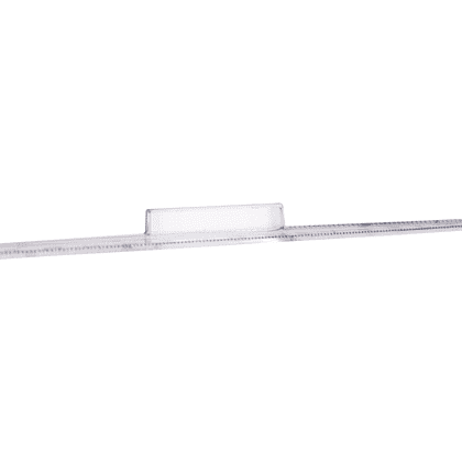 Линейка "Deli EG01612", 20 см, прозрачный - 2