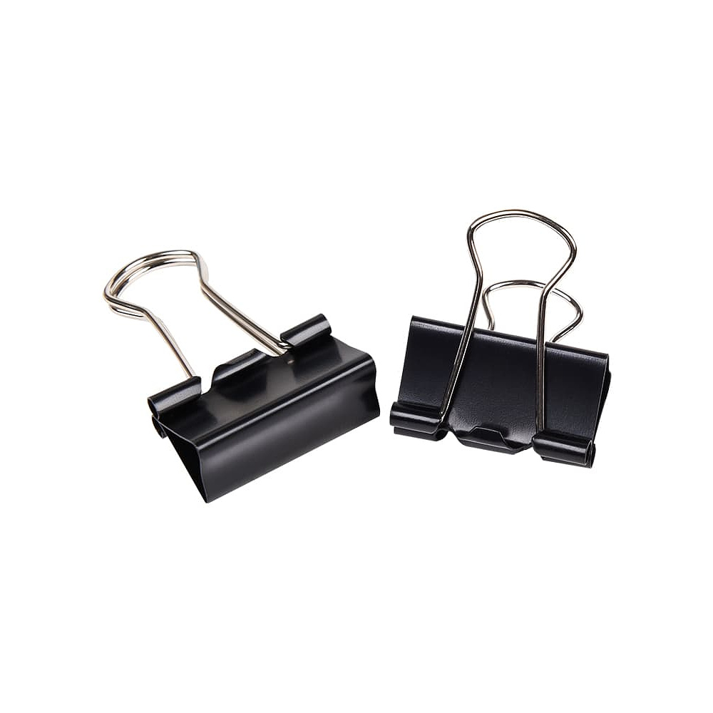 Зажим для бумаги "Office Products", 51 мм, 12 шт, черный - 3