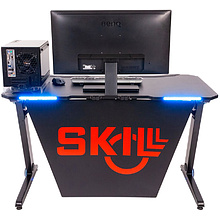 Стол компьютерный игровой "Skill CTG 1260", черный