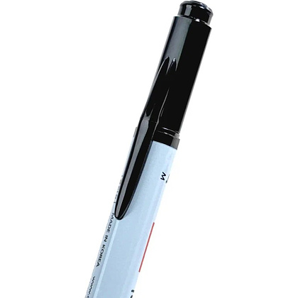 Маркер перманентный "Twin Name Pen", двусторонний, черный - 9