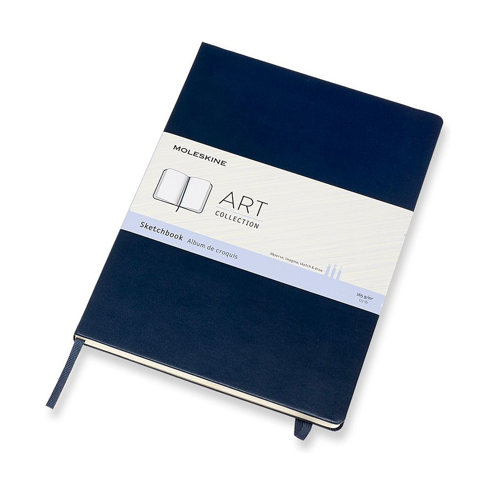 Блокнот для рисования "Art Sketchbook", А4, 210x297 мм, 48 л, синий сапфир - 2