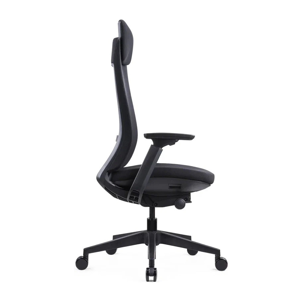 Кресло компьютерное SitZone E-VL002A, сетка, ткань, пластик, черный - 3