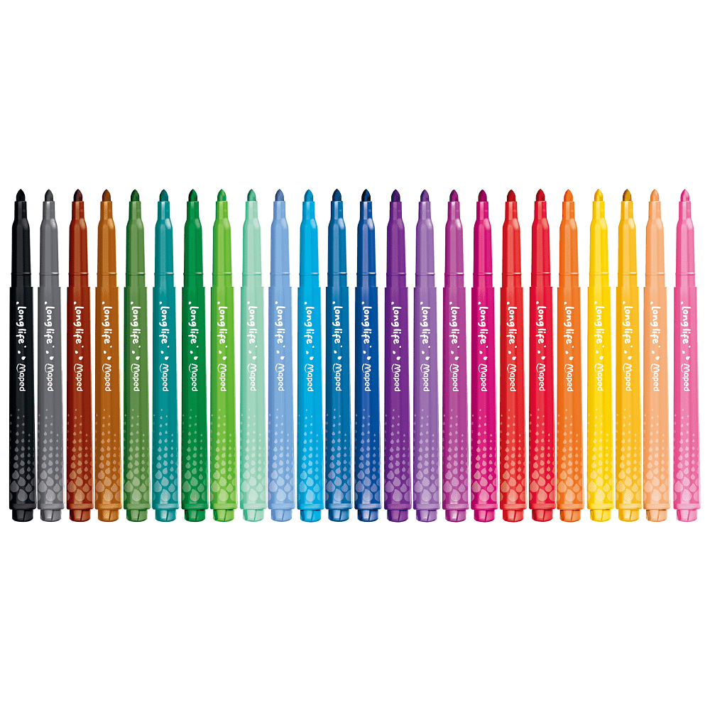 Фломастеры "Color Peps Long Life", 24 шт