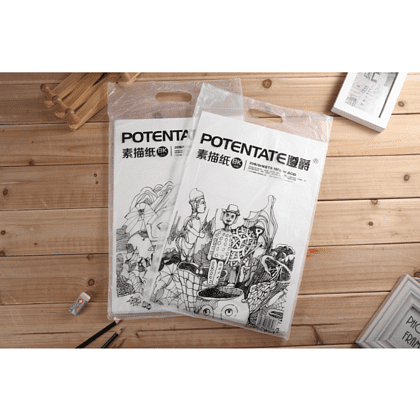 Бумага для рисования "Potentate", 160 г/м2, 39х54 см, натуральный белый - 3