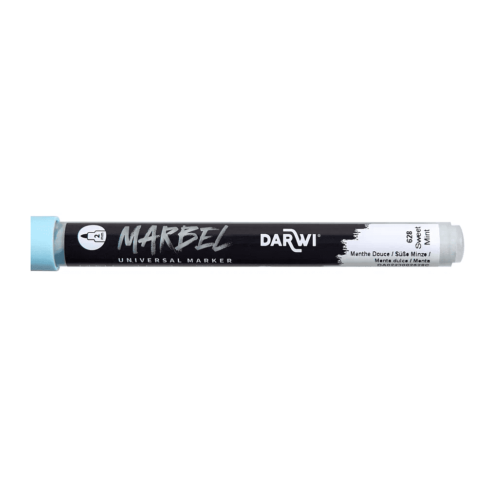 Маркер акриловый "Darwi.Marbel" 628, мятный - 4