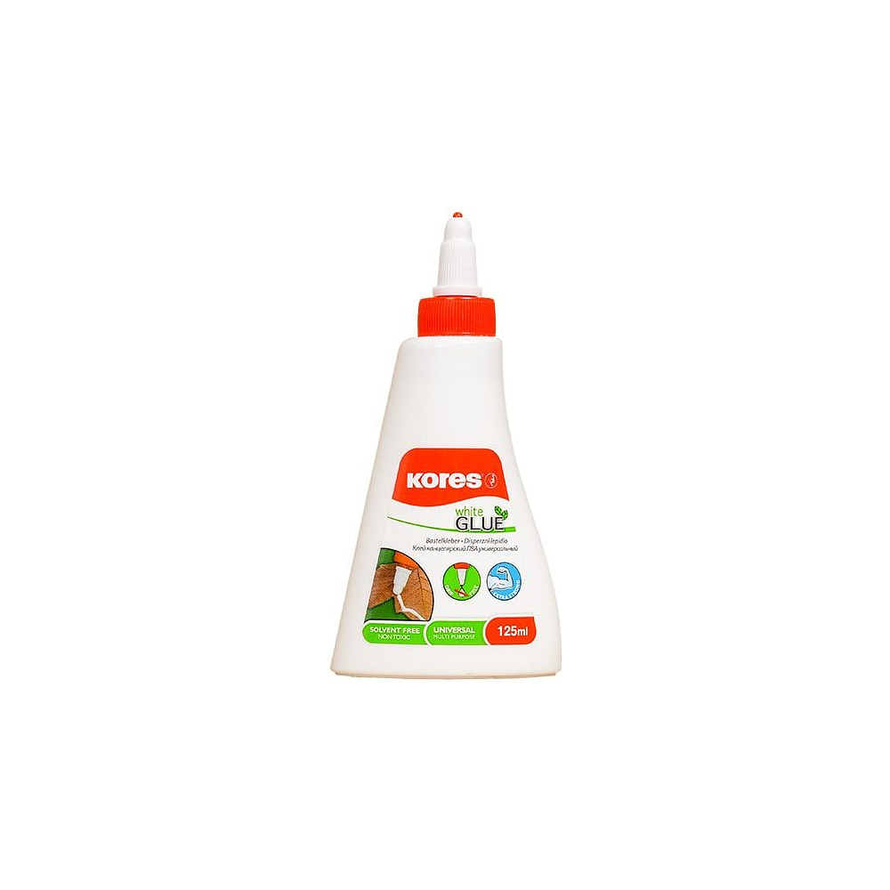 Клей ПВА Kores "White Glue", 125 мл