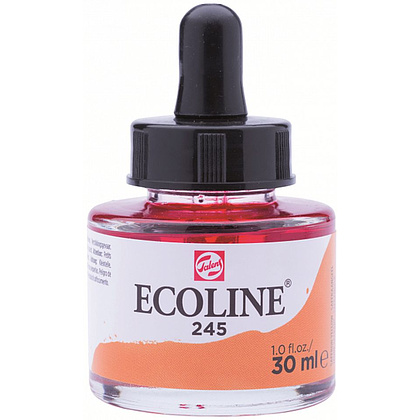 Жидкая акварель "ECOLINE", 245 желтый шафран, 30 мл