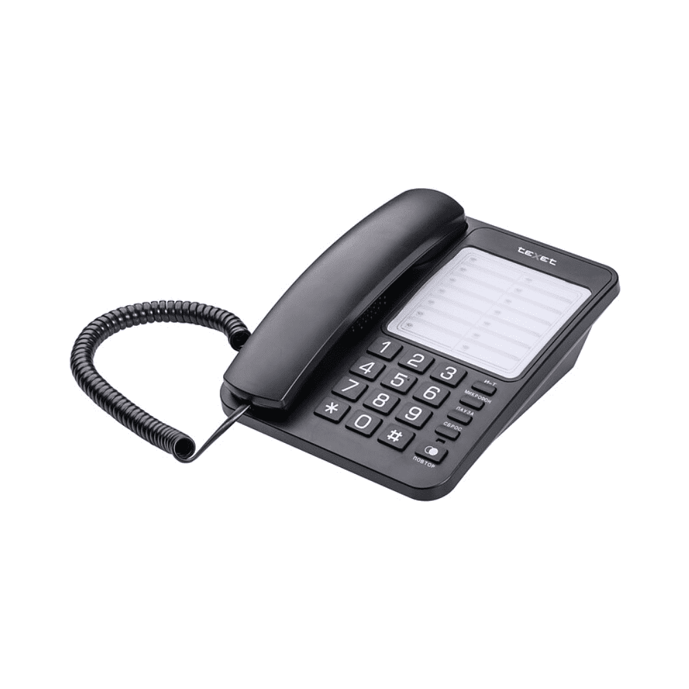 Телефонный аппарат Texet "TX-234", черный - 5