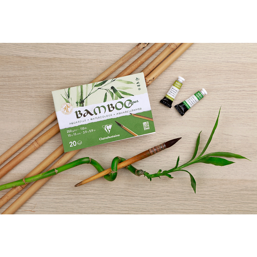 Блок-склейка для акварели "Bamboo", А3, 250г/м2, 15 листов - 2