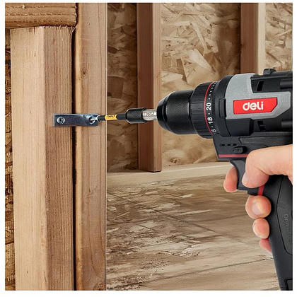 Держатель бит (насадок) Deli YS EDL107401, магнитный, набор 2 шт., 60мм, 1/4", с фиксатором - 3