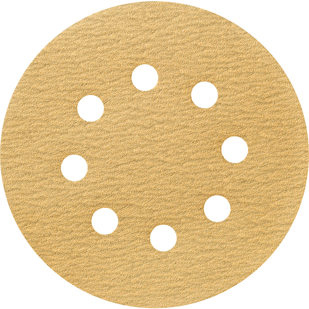 Круг шлифовальный абразивный Krugo Master, 8 отверстий, d125, p.800, 10 штук