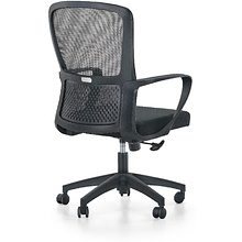 Кресло компьютерное SitZone U-069B, сетка, ткань, пластик, черный