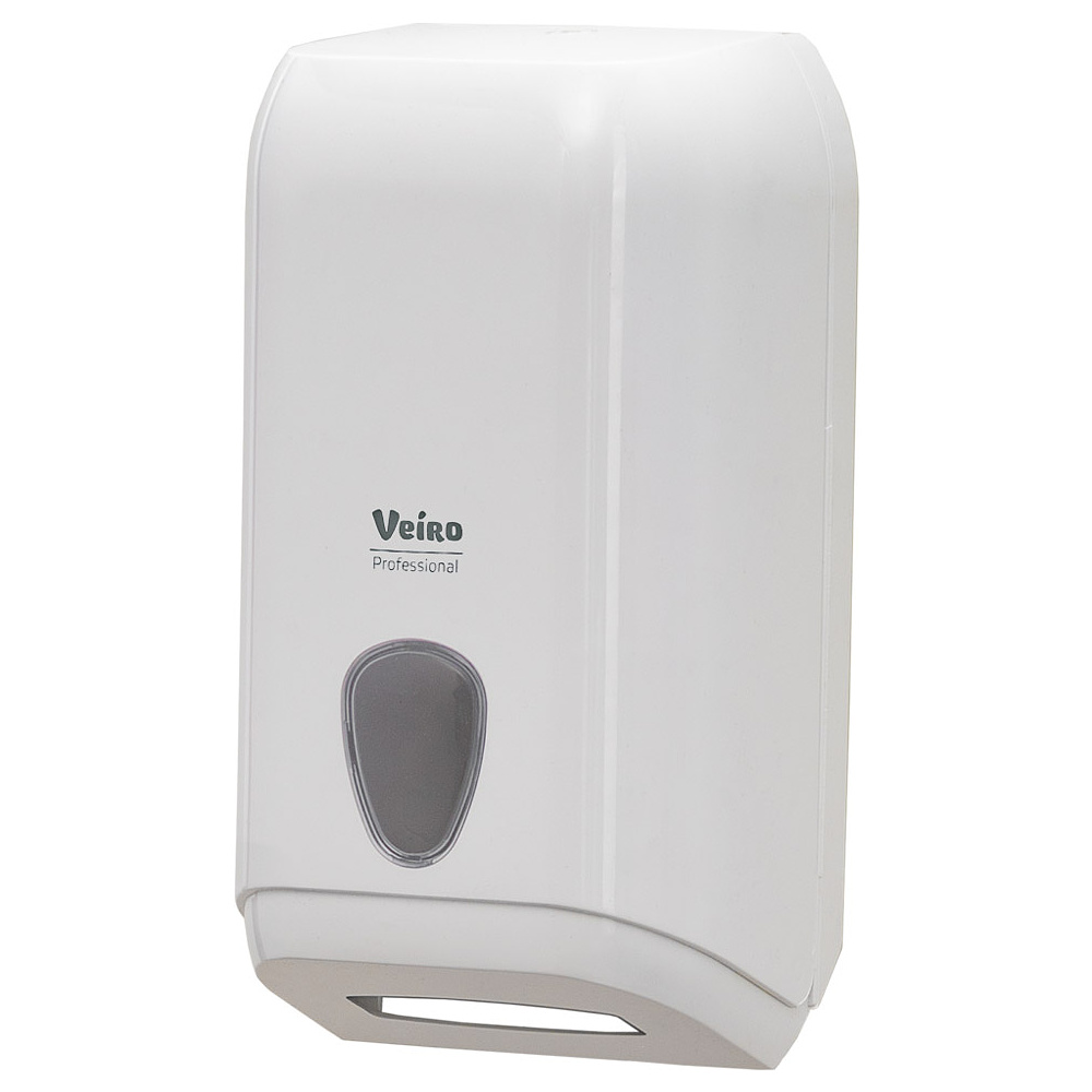 Диспенсер Veiro Professional "L-ONE" для туалетной бумаги листовой, белый - 2