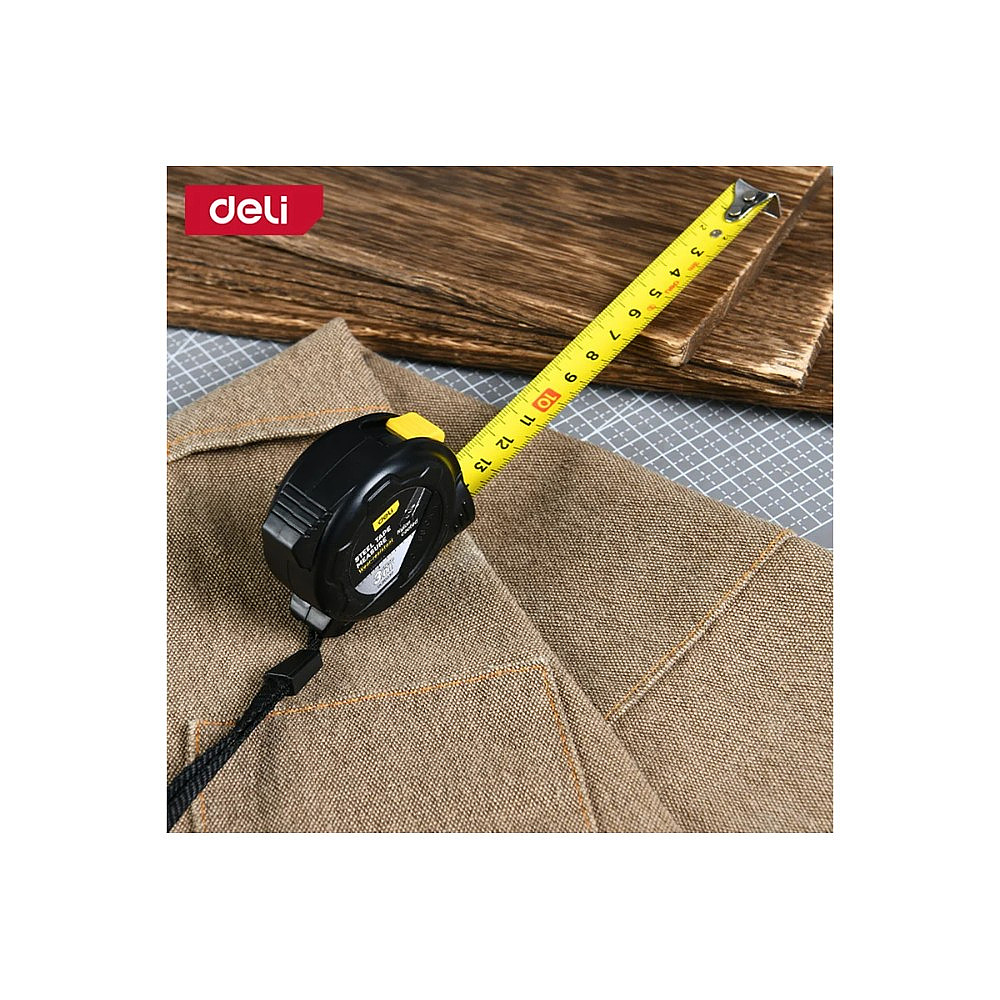 Рулетка Deli YS EDL9003P, 3 м х 16 мм, желтый, черный - 3