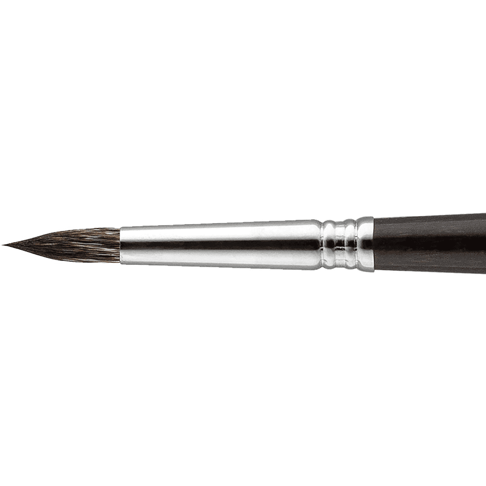 Кисть "Escoda Vintage 4020", синтетика, круглая, №0 - 2
