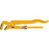 Ключ трубный Deli YS EDL105255 1.5", тип S, расрытие губок 55 мм, желтый - 3