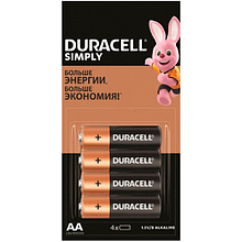 Батарейки алкалиновые Duracell "Simply LR6/MN1500 (AA)"