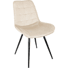 Стул Бюрократ "CH-K2_4", ткань, бежевый, металл, черный, комплект 4 штуки - 2