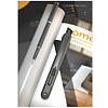 Нож строительный Deli HS EHT4009, 9 мм, Soft Touch, черный - 5