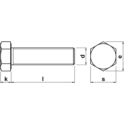 Болт шестигранный М12х60 мм, DIN 933/ГОСТ 7798-70, цинк, 5 кг - 2