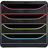 Блок из 4 лотков закрытый "BlackOffice Big Box Plus", 347x278x267 мм - 3