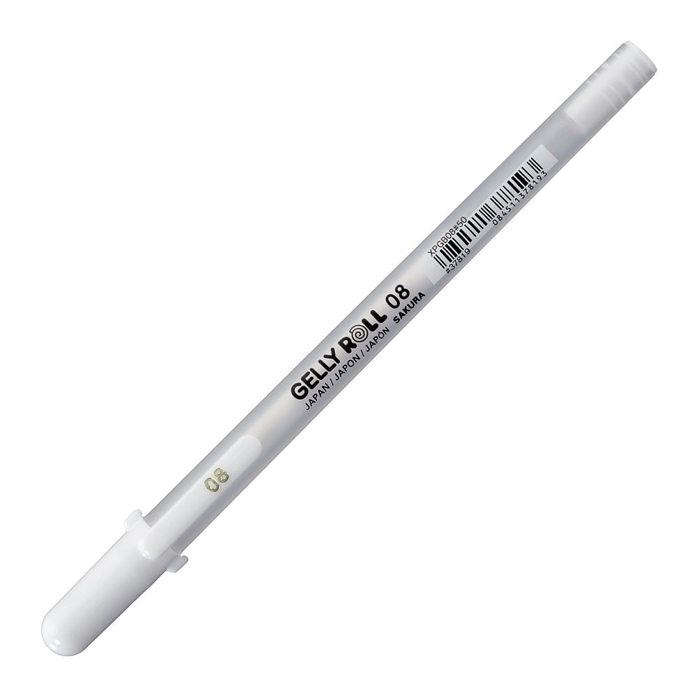 Ручка гелевая "Gelly Roll Basic", 0.4 мм, белый, стерж. белый