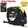 Рулетка Deli YS EDL9003P, 3 м х 16 мм, желтый, черный - 2