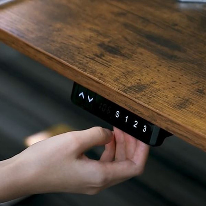Каркас стола с электроприводом одномоторный AOKE, Well Desk Light, черный (AK-LCSM01T-BK) - 2