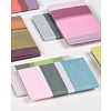 Блокнот "Stripes dusty pink", А5, 96 листов, линейка, розовый, голубой, срез разноцветный - 6