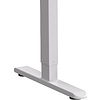 Стол с электроприводом WellDesk Basic 1300x675х18 белый/дуб хантон темный (9191460+9178197) - 5
