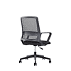 Кресло для персонала SitZone "U-0385 PL", ткань, пластик, черный, 2 шт/упак - 4