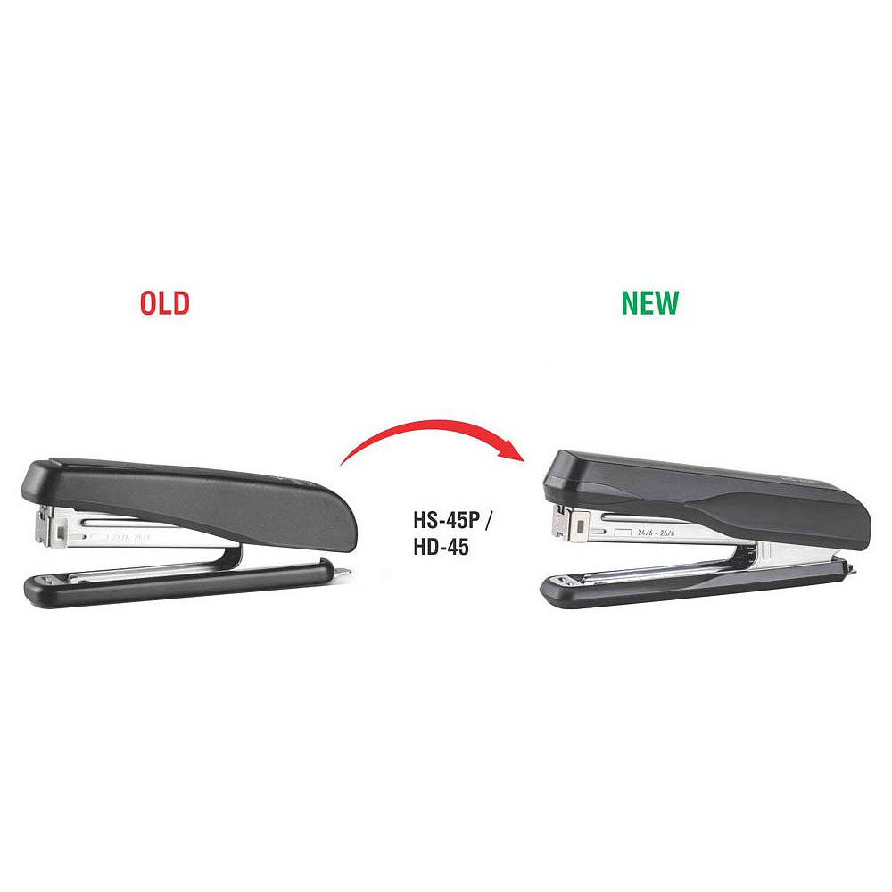 Скобосшиватель "HP-45", № 24/6, 26/6, 30 листов, ассорти - 3