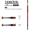 Кисть "Escoda Versatil Brush L/H", синтетика, темно-коричневый, плоская, №0 - 3