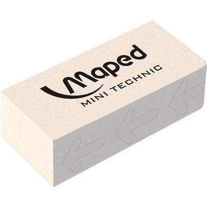 Ластик Maped "Technic 300", 3 шт, белый, блистер - 2