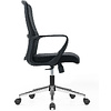 Кресло компьютерное SitZone U-069B, сетка, ткань, черный - 3