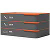 Набор ручного инструмента Deli HS H1001-ADE, 15 предметов, бокс, Soft Touch, оранжевый - 3