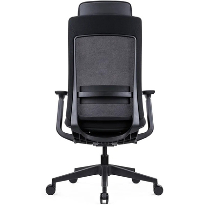 Кресло компьютерное SitZone E-VL002A, сетка, ткань, пластик, черный - 5