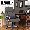 Кресло для руководителя BRABIX PREMIUM "Level EX-527", экокожа, серый, пластик  - 19