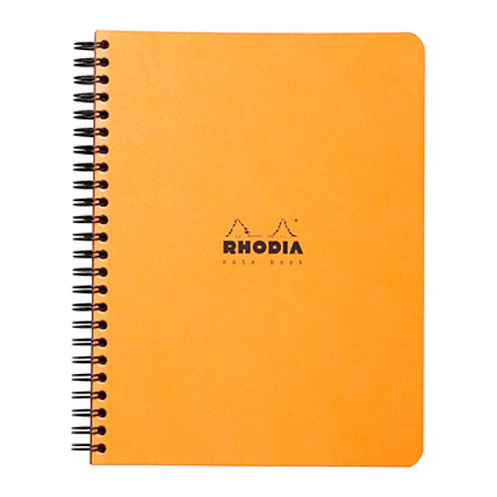 Блокнот "Rhodia", А5+, 80 листов, клетка, оранжевый