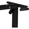 Стол с электроприводом WellDesk Basic 1300x675х18 черный/дуб канзас коричневый (9191456+9072451) - 3