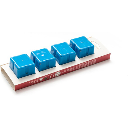 Краски гуашевые "Himi Jelly Cup" кислотный синий, набор  рефилов 4 шт., 30 мл. - 3
