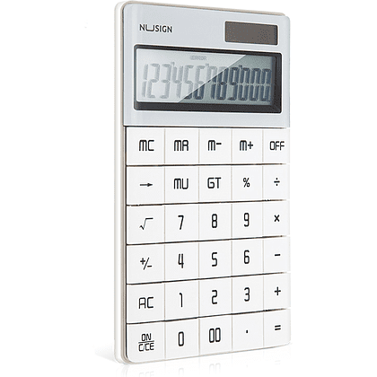 Калькулятор настольный Deli "NS041", 12-разрядный, белый - 2