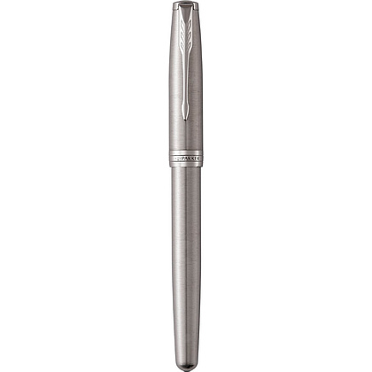 Ручка-роллер Parker "Sonnet Core Stainless Steel CT", 0.7 мм, серебристый, стерж. черный - 2