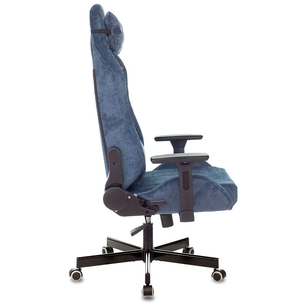 Кресло игровое Бюрократ "VIKING KNIGHT N1 Fabric", ткань, металл, синий - 2
