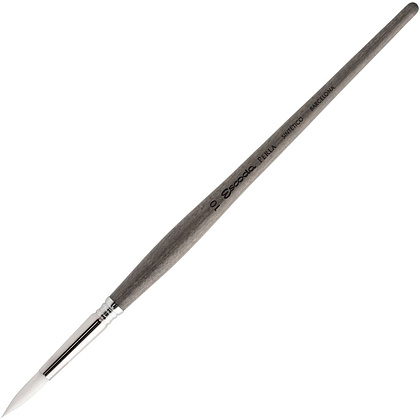 Кисть "Escoda Perla 1430", синтетика белая, круглая, №6