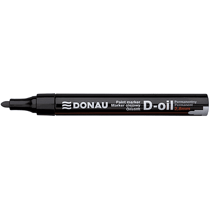 Маркер перманентный на нитрокраске "Donau D-Oil", черный - 3