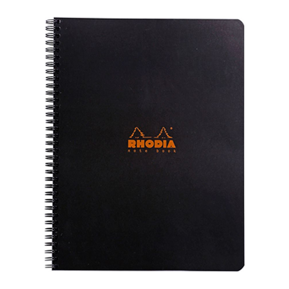 Блокнот "Rhodia", А4+, 80 листов, клетка, черный