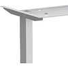 Стол с электроприводом WellDesk Basic 1300x675х18 белый/дуб денвер трюфель (9191460+9072454) - 4