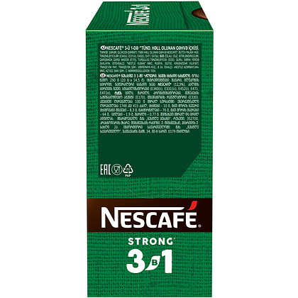 Кофейный напиток "Nescafe" 3в1 крепкий, растворимый, 14.5 г - 6